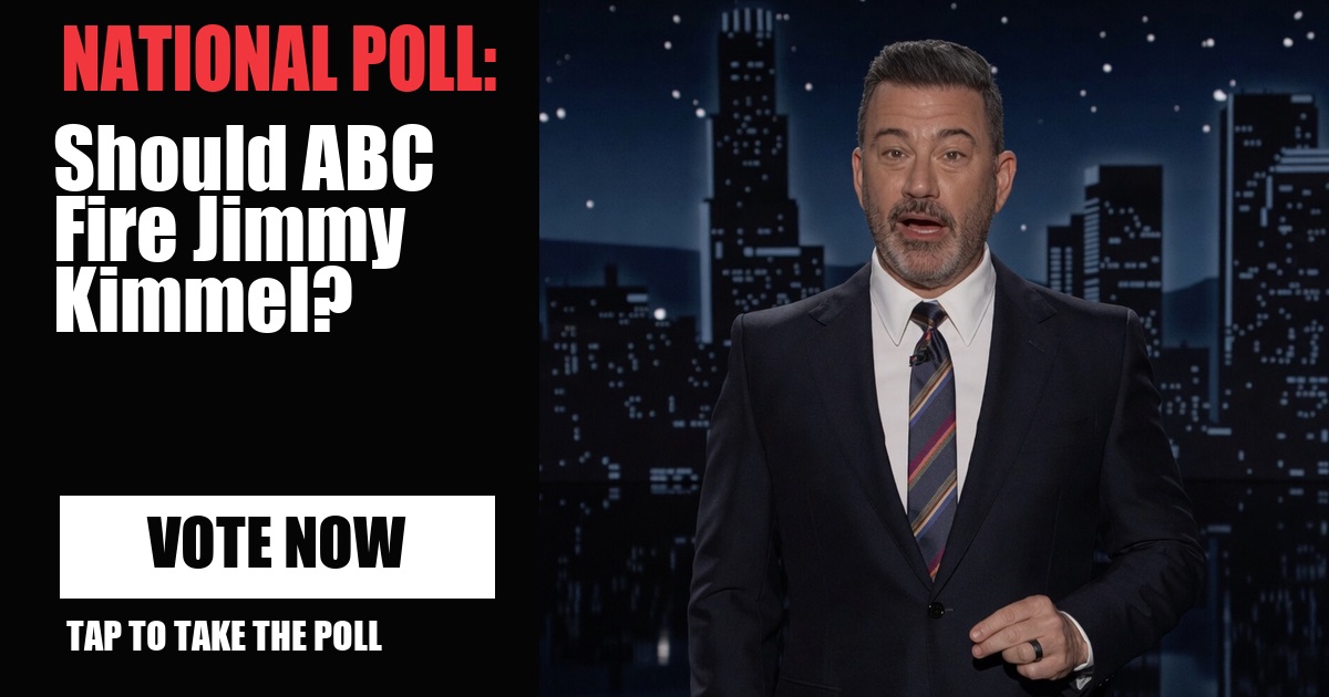 NATIONAL POLL: Should ABC Fire Jimmy Kimmel? vote now NATIONAL POLL: Should ABC Fire Jimmy Kimmel? vote now