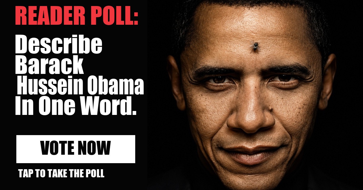 READER POLL: Describe Barack Hussein Obama In One Word. vote now